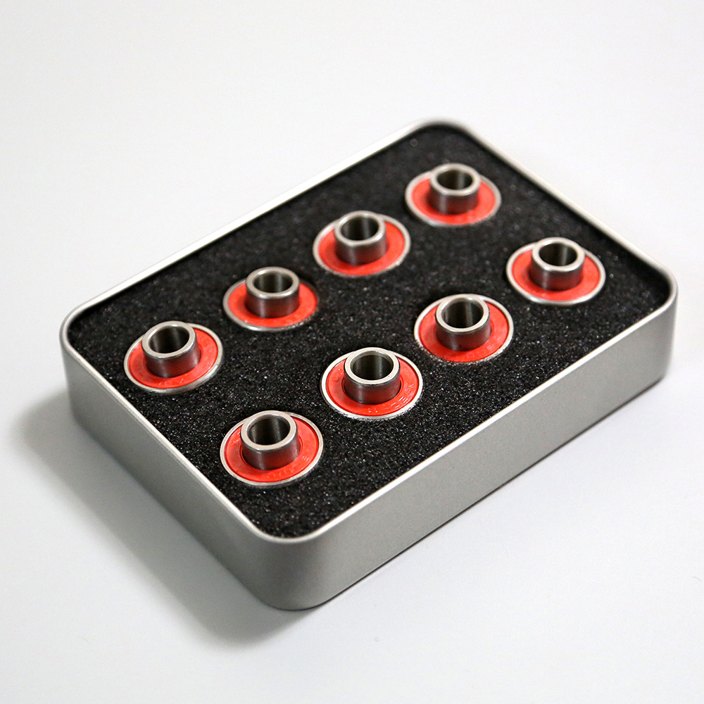 8 pcs skate bearing tin box packing 