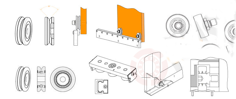 608 Doors and Windows Roller Wheels