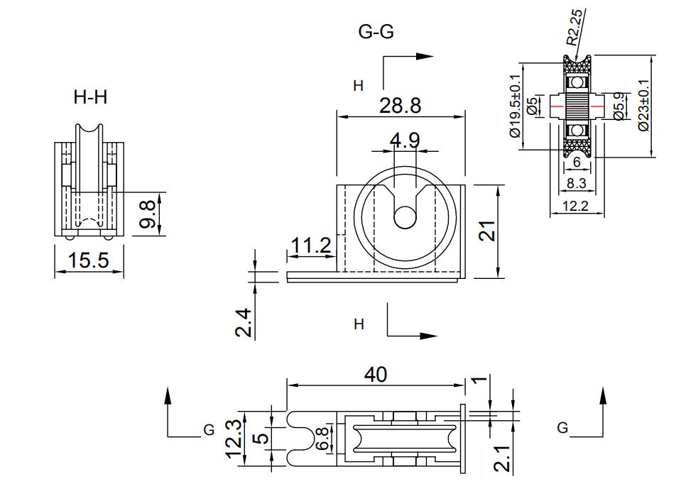 Slovakia sliding window roller